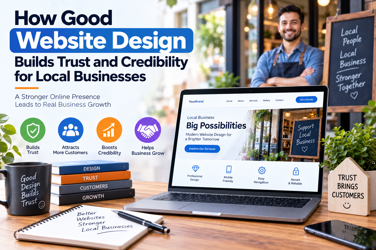 Good Website Design Builds Trust and Credibility