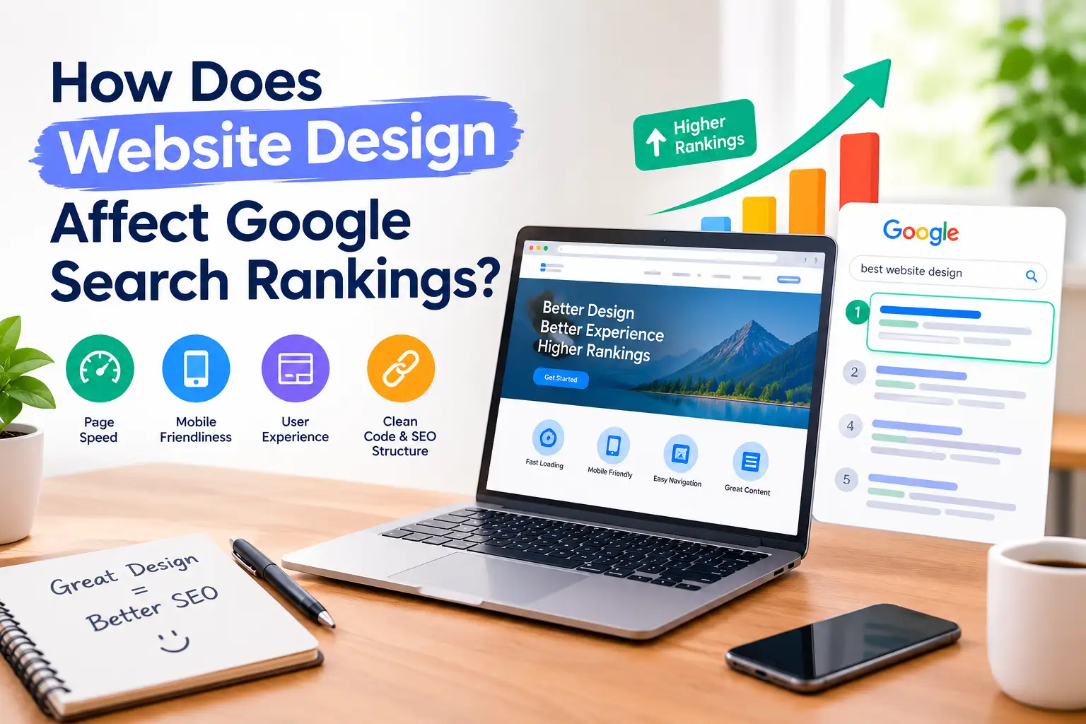 Website Design and Search Rankings